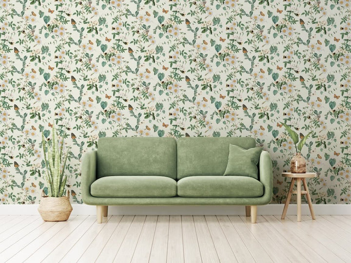 Arthouse Bumblebee Trail Cream Wallpaper