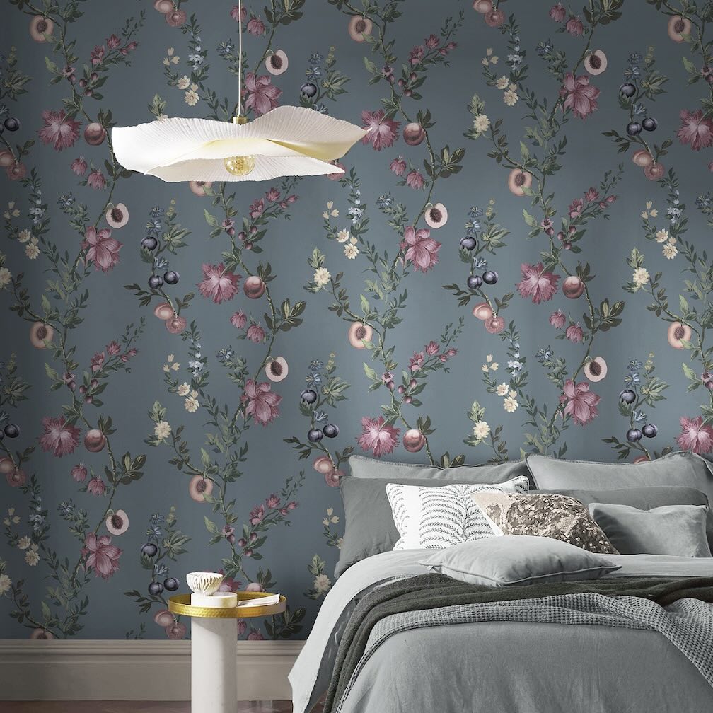 Graham & Brown Allurium Denim Wallpaper