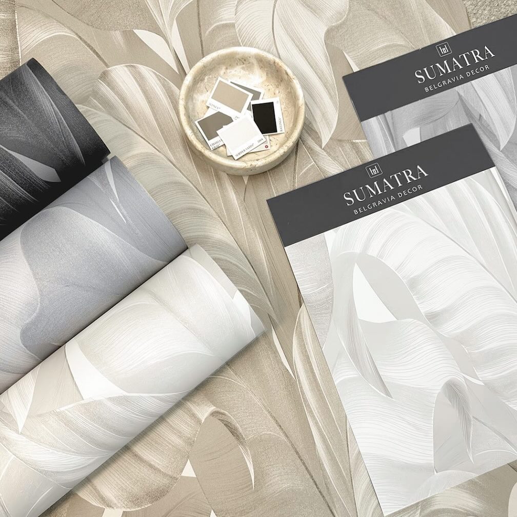 Belgravia Sumatra Leaf Beige Wallpaper