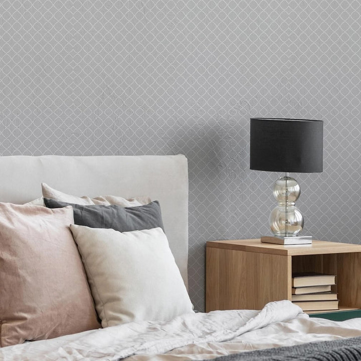 Superfresco Colours Lilibet Grey Wallpaper