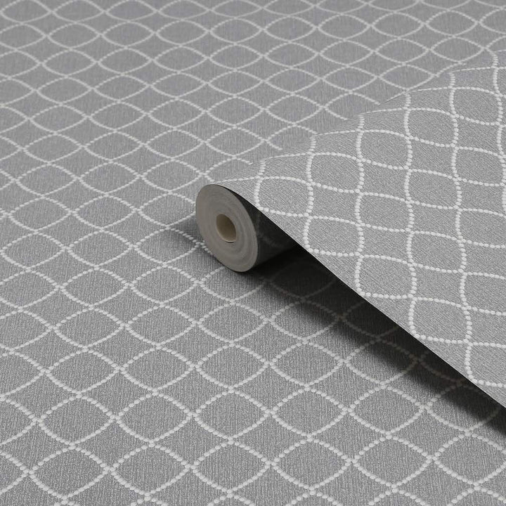 Superfresco Colours Lilibet Charcoal Grey Wallpaper