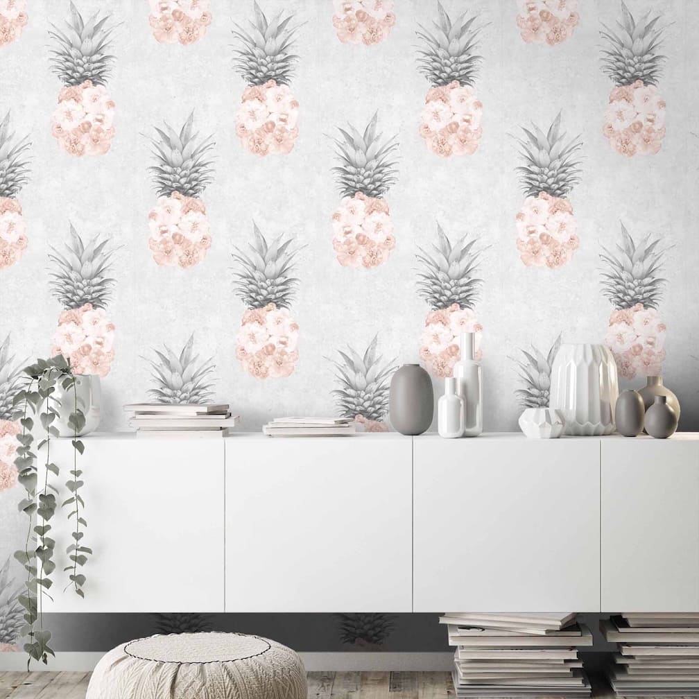 Ludic Blush Pink Wallpaper