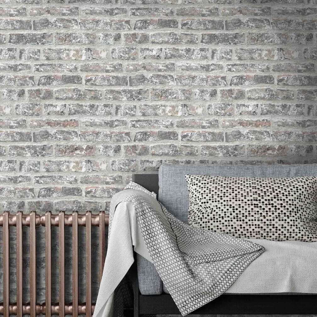 Woodchip & Magnolia Canal Street Wallpaper