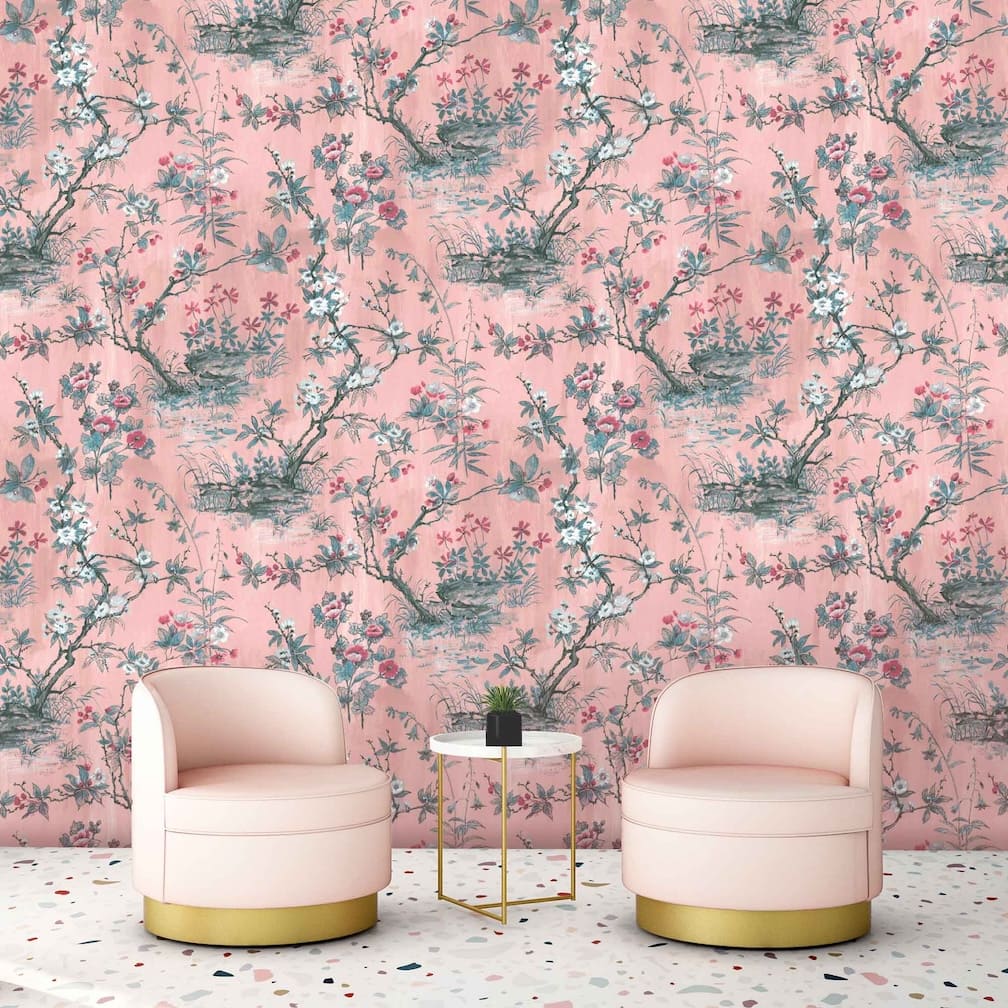 Woodchip & Magnolia Rivington Blush Pink Wallpaper