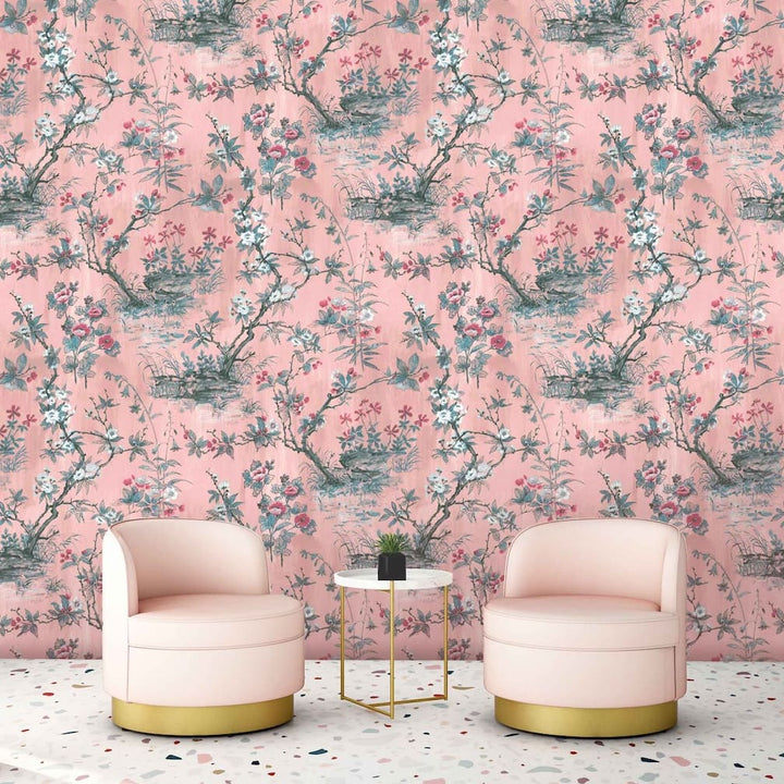 Woodchip & Magnolia Rivington Blush Pink Wallpaper