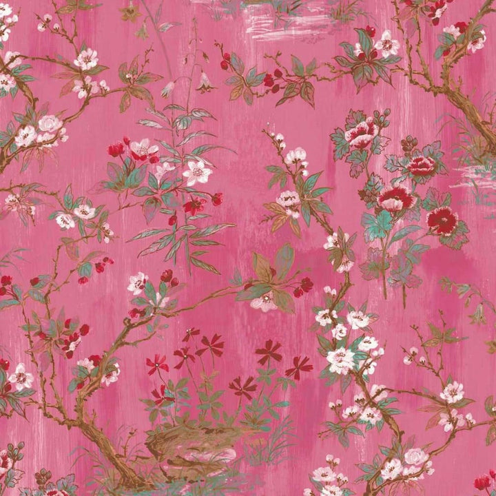 Woodchip & Magnolia Rivington Pink Wallpaper
