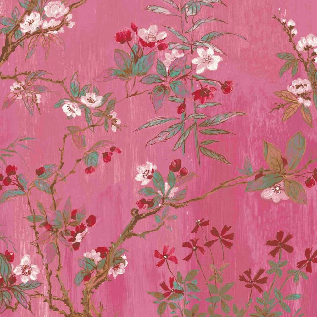 Woodchip & Magnolia Rivington Pink Wallpaper