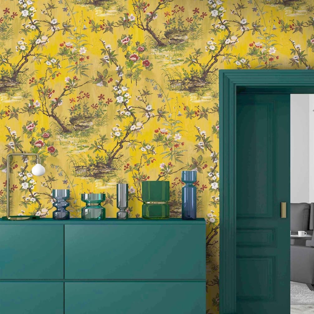 Rivington Yellow Wallpaper