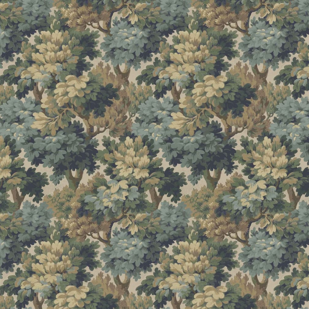 Broadhead Forest Lichen Green Wallpaper