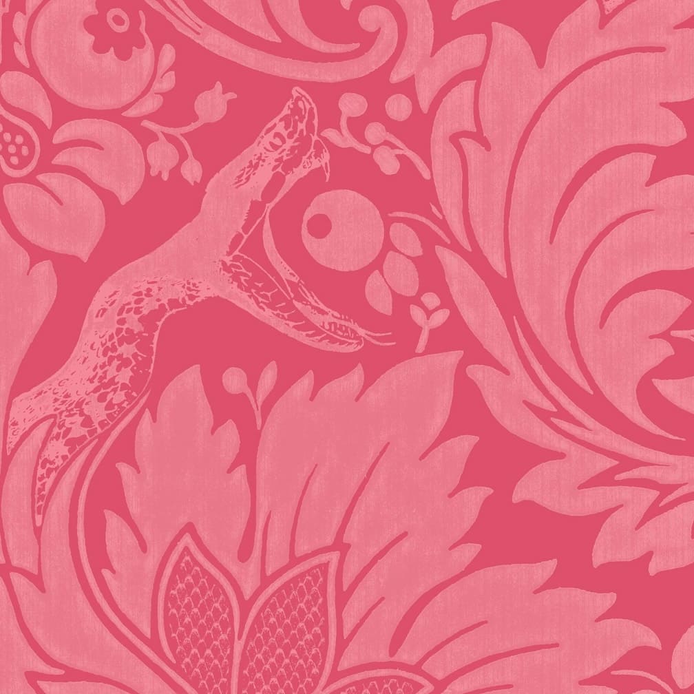 Woodchip & Magnolia Fearless Cheeky Pink Wallpaper