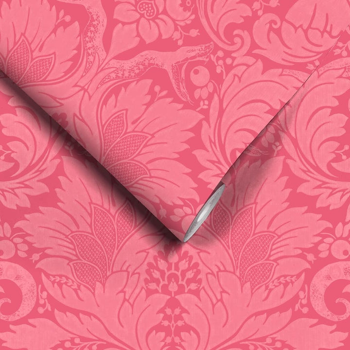 Woodchip & Magnolia Fearless Cheeky Pink Wallpaper