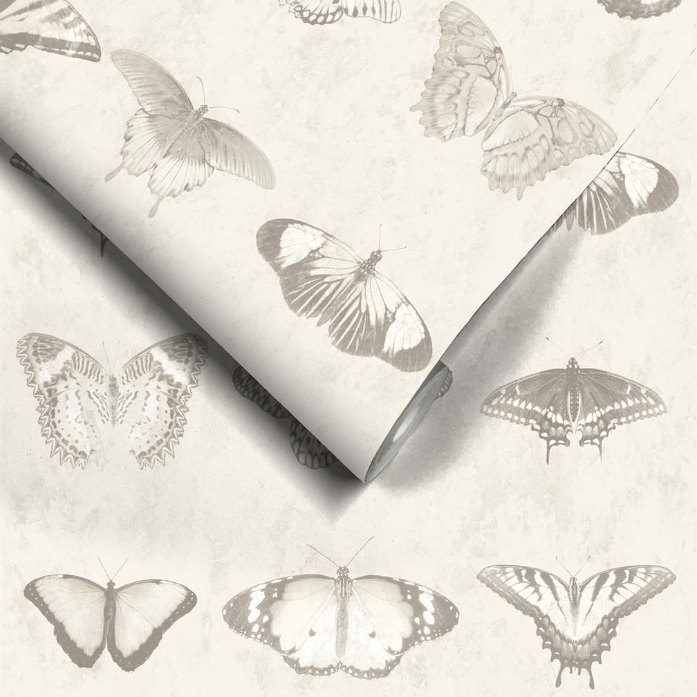 Woodchip & Magnolia Lepidoptera Magnolia Wallpaper