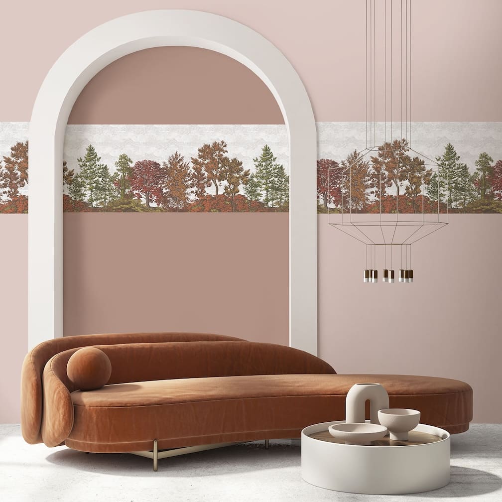 Woodchip & Magnolia Heaton Border - Autumn