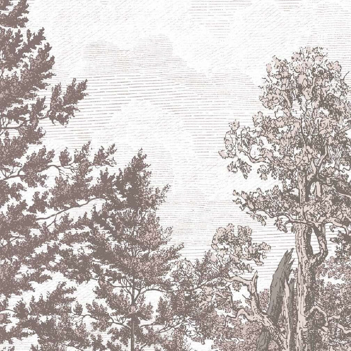 Woodchip & Magnolia Heaton Border - Blush