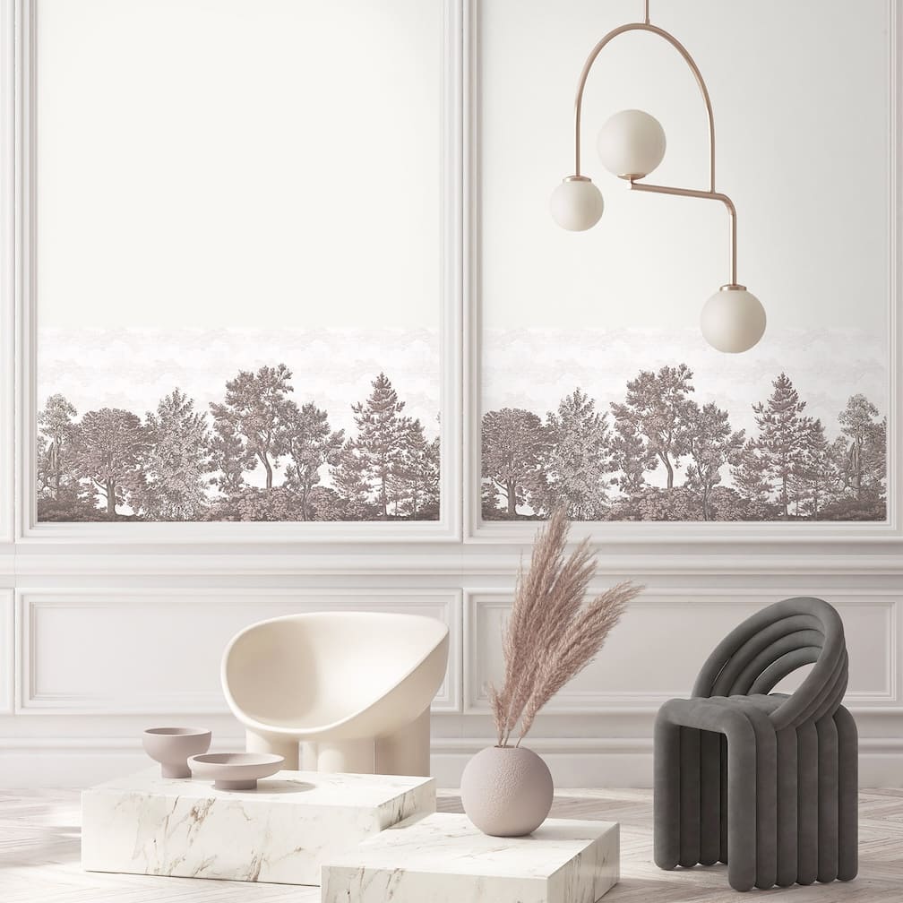 Woodchip & Magnolia Heaton Border - Blush