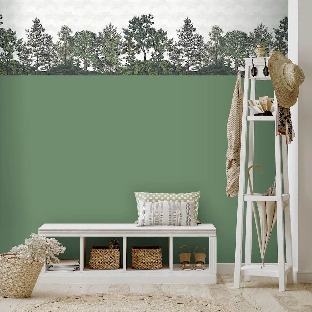 Woodchip & Magnolia Heaton Border - Green