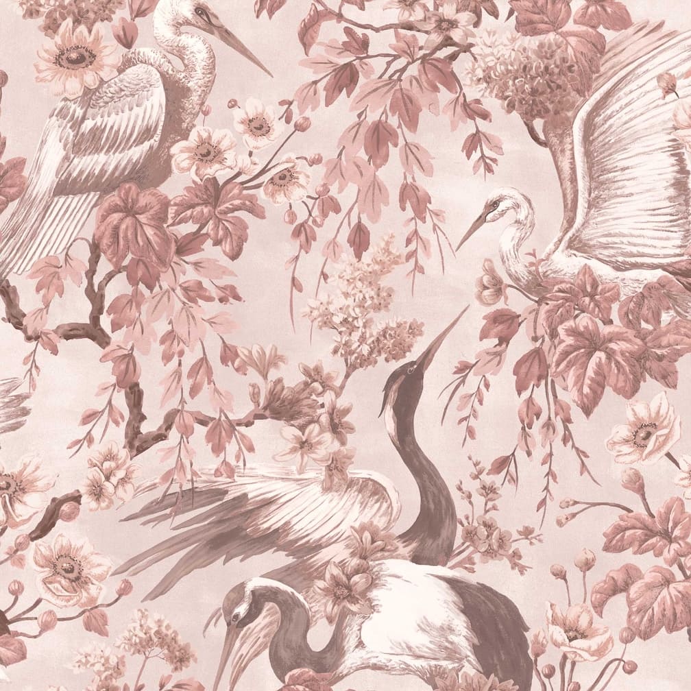 Woodchip & Magnolia Maurice Blush Pink Wallpaper