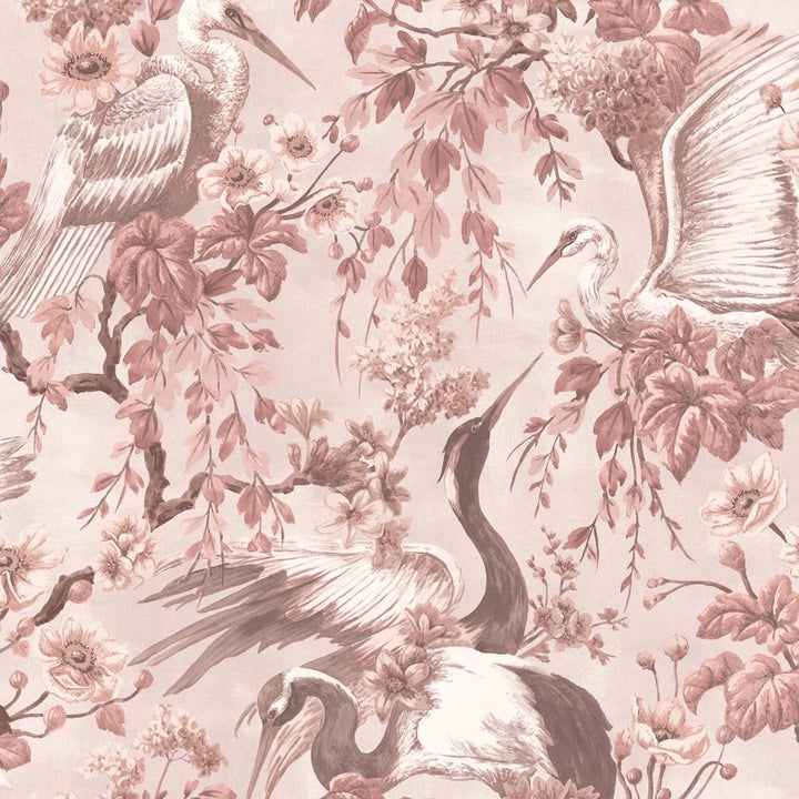 Woodchip & Magnolia Maurice Blush Pink Wallpaper