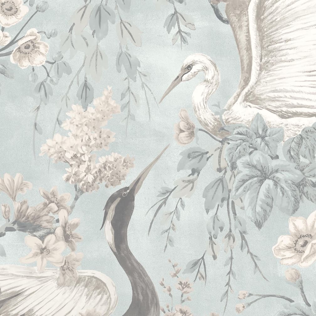 Maurice Duck Egg Blue Wallpaper