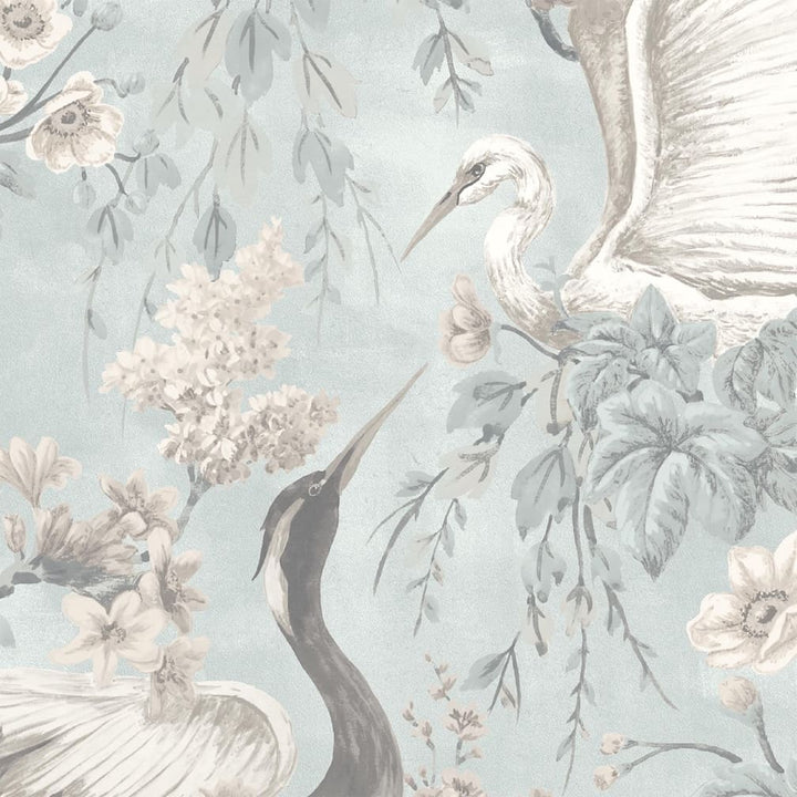 Maurice Duck Egg Blue Wallpaper