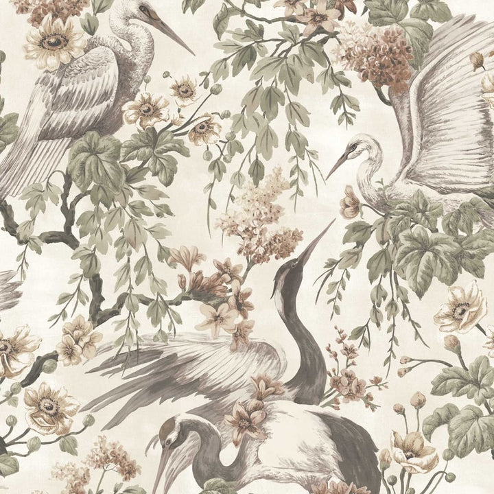 Woodchip & Magnolia Maurice Sage Wallpaper