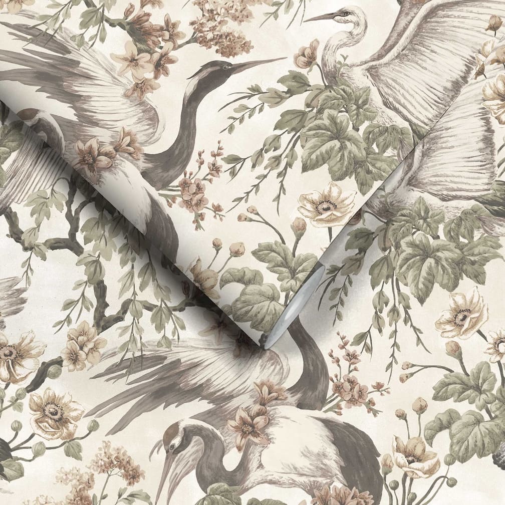 Woodchip & Magnolia Maurice Sage Wallpaper