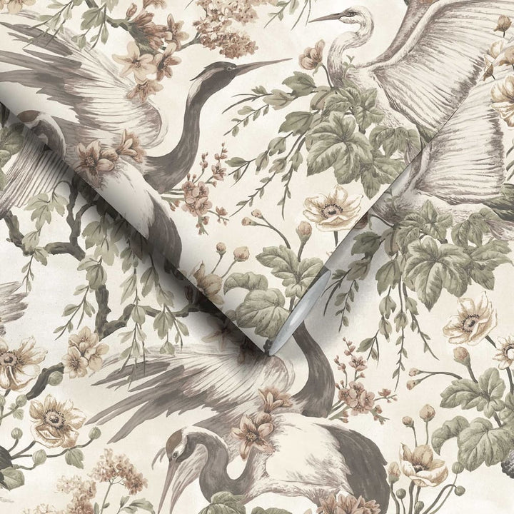 Woodchip & Magnolia Maurice Sage Wallpaper