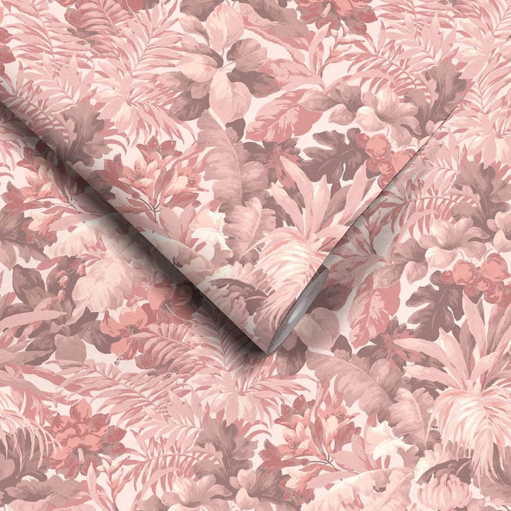 Woodchip & Magnolia Canopy Blush Pink Wallpaper
