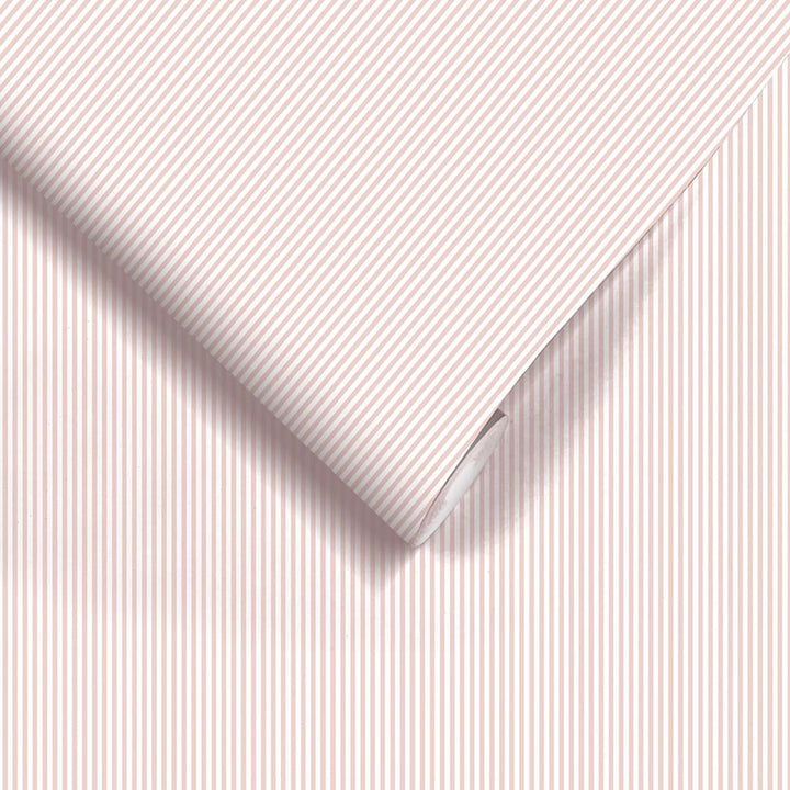 Woodchip & Magnolia Matchstick Stripe Blush Pink Wallpaper