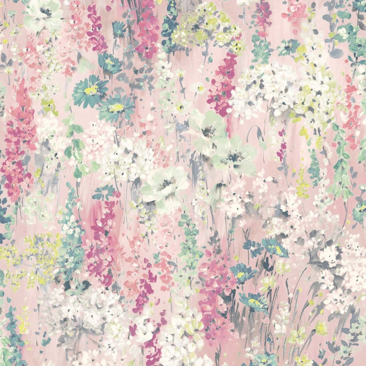Woodchip & Magnolia Wilderness Shell Pink Wallpaper