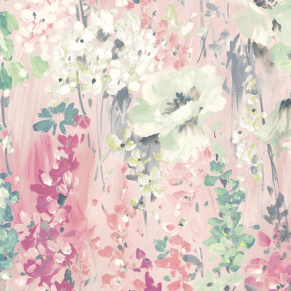 Woodchip & Magnolia Wilderness Shell Pink Wallpaper