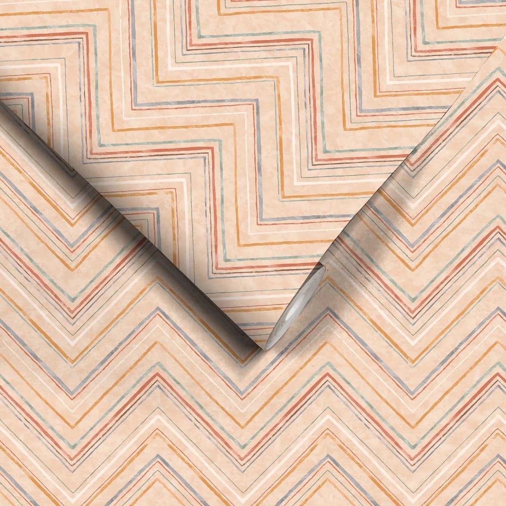 Woodchip & Magnolia Skyway Spice Wallpaper