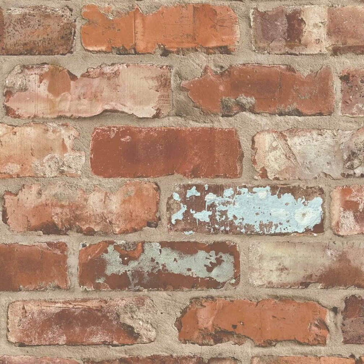 Woodchip & Magnolia Castlefield Brick Clay Wallpaper
