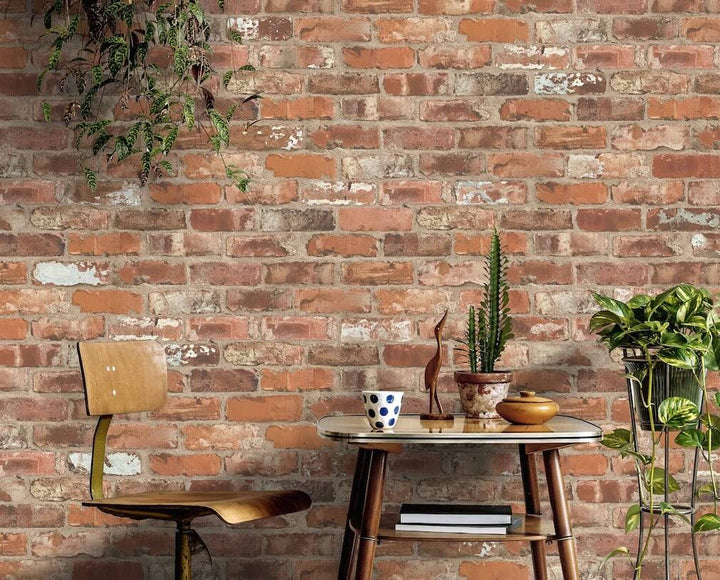 Woodchip & Magnolia Castlefield Brick Clay Wallpaper
