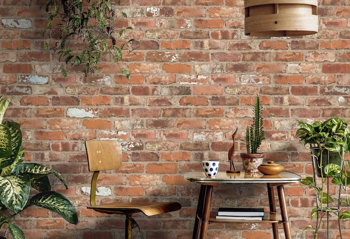 Woodchip & Magnolia Castlefield Brick Clay Wallpaper