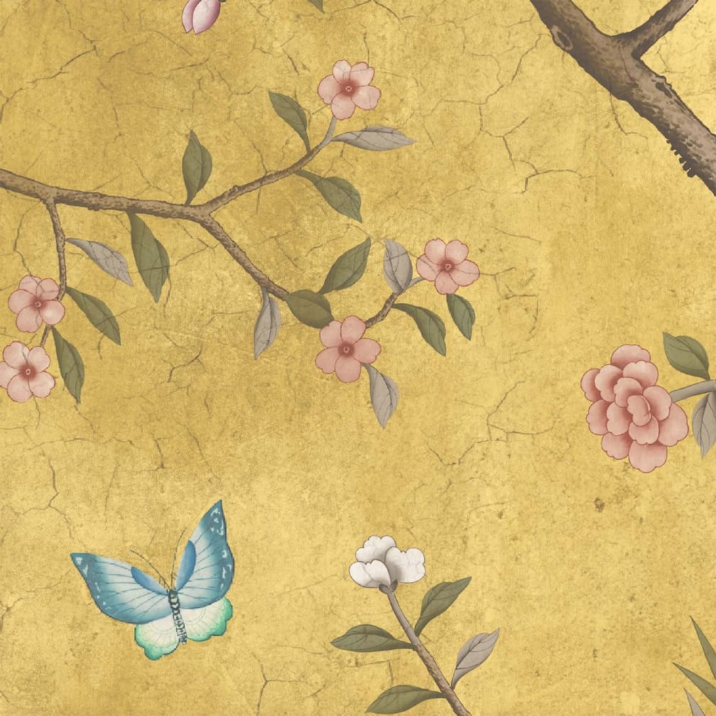 Woodchip & Magnolia Onism Old Gold Wallpaper