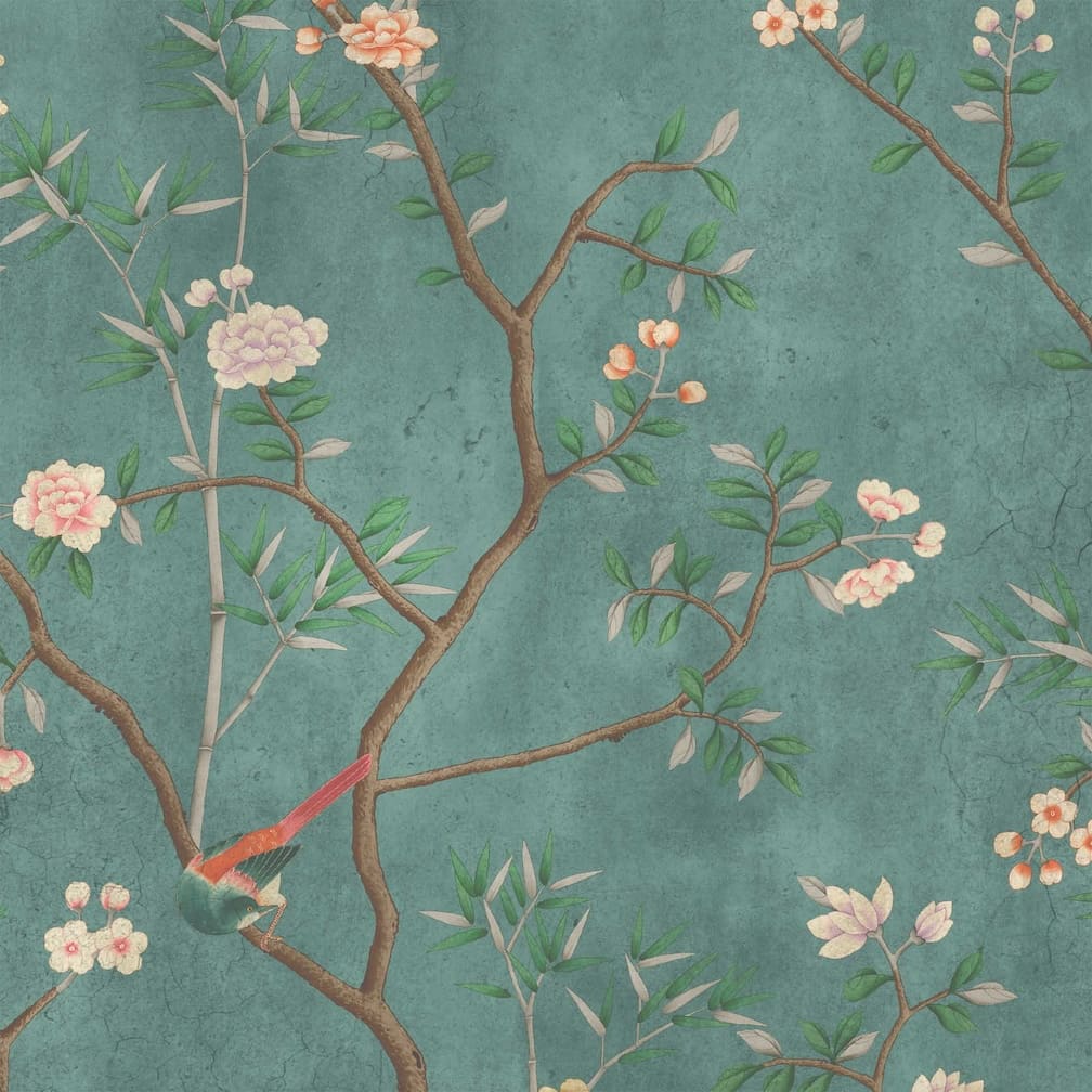 Woodchip & Magnolia Onism Emerald Wallpaper