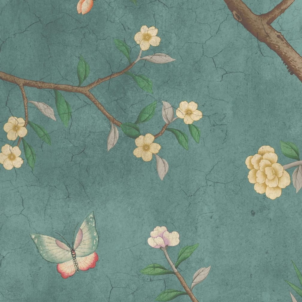 Woodchip & Magnolia Onism Emerald Wallpaper