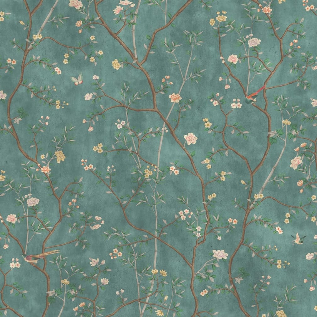 Woodchip & Magnolia Onism Emerald Wallpaper