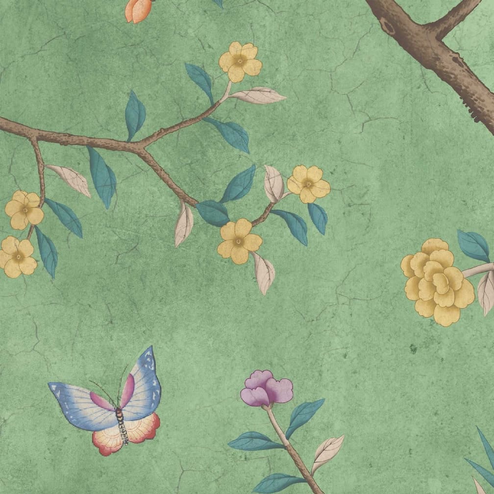 Woodchip & Magnolia Onism Spring Green Wallpaper