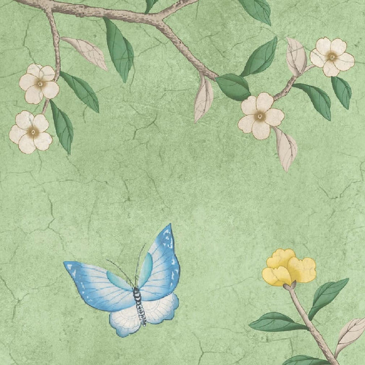 Woodchip & Magnolia Onism Apple Green Wallpaper