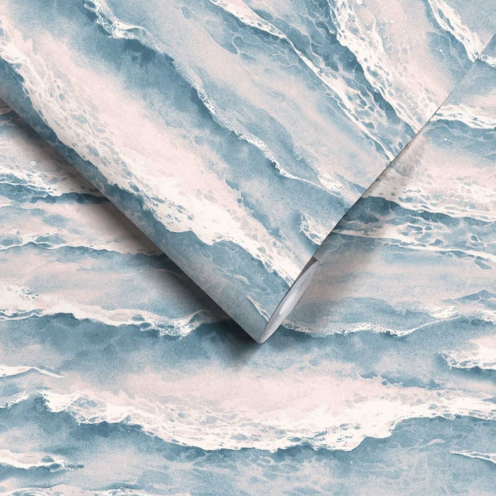 Woodchip & Magnolia Ebb & Flow Sea Sunset Wallpaper