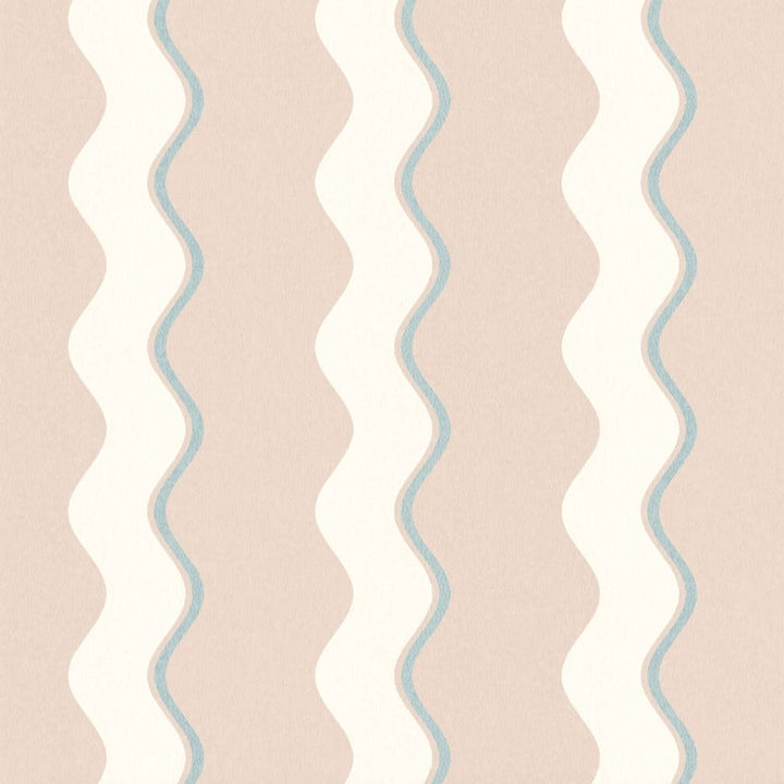 Woodchip & Magnolia Cari Wave Sand Wallpaper