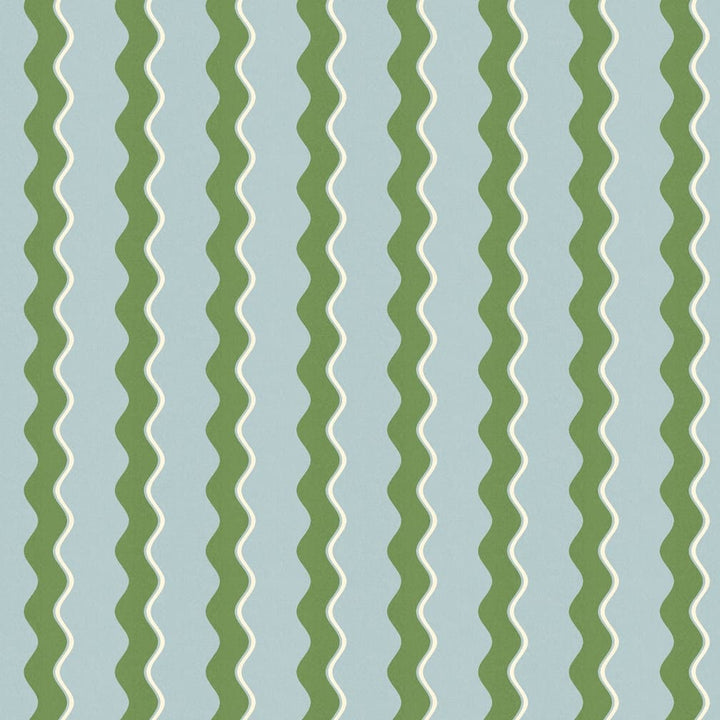 Woodchip & Magnolia Cari Wave Pacific Blue Wallpaper