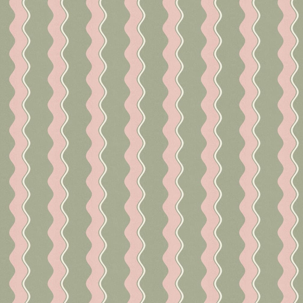 Woodchip & Magnolia Cari Wave Bracken Wallpaper