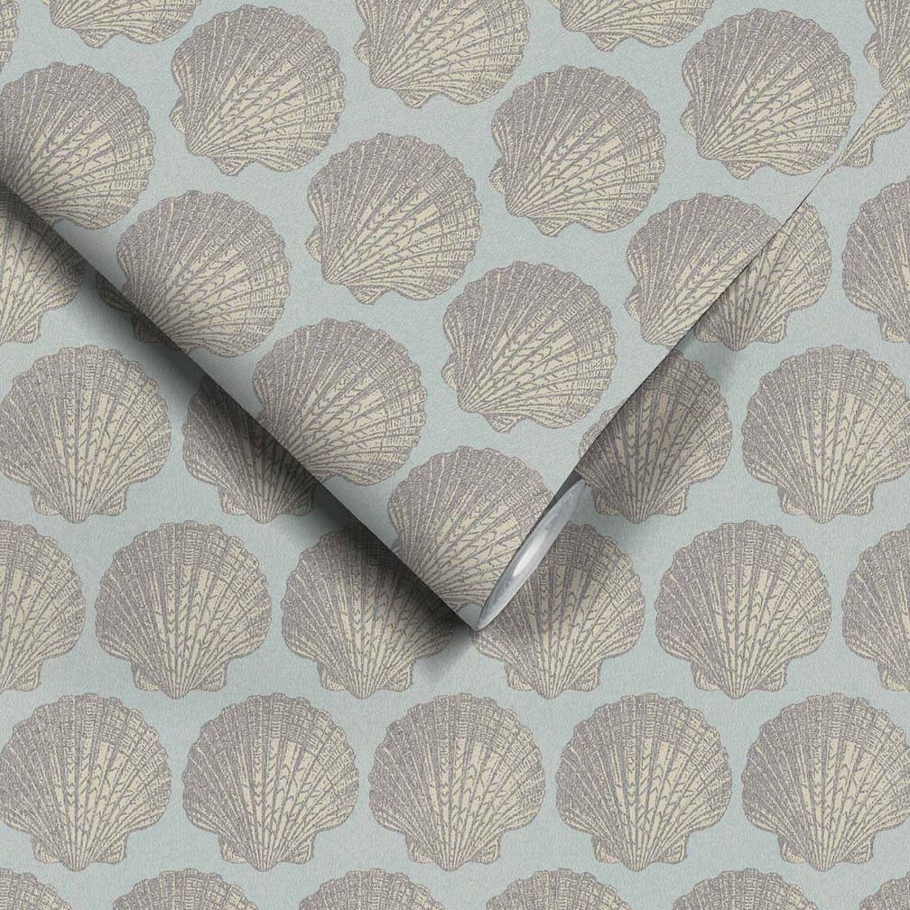 Michelle Powder Blue Wallpaper by Woodchip & Magnolia