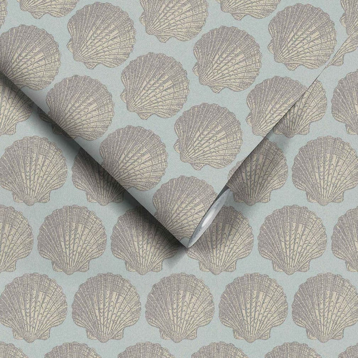 Michelle Powder Blue Wallpaper by Woodchip & Magnolia