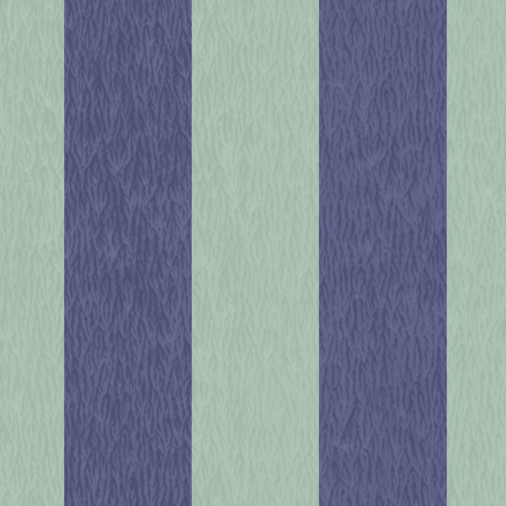 Woodchip & Magnolia Jockey Stripe Mint Blue Wallpaper