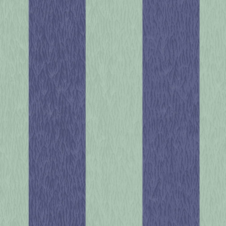 Woodchip & Magnolia Jockey Stripe Mint Blue Wallpaper