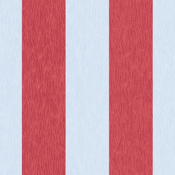 Woodchip & Magnolia Jockey Stripe Helter Skelter Red Wallpaper
